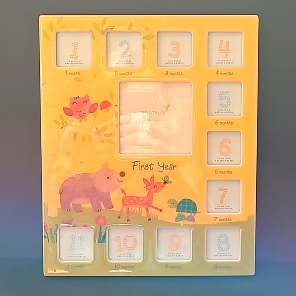 NWT Baby First Year Photo Frame